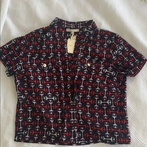 NWT Maje short sleeve button-down